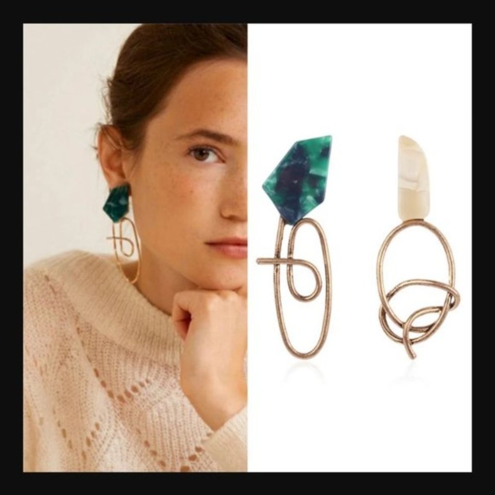 Angelica Stones W Gold Earrings - Picture 7 of 11